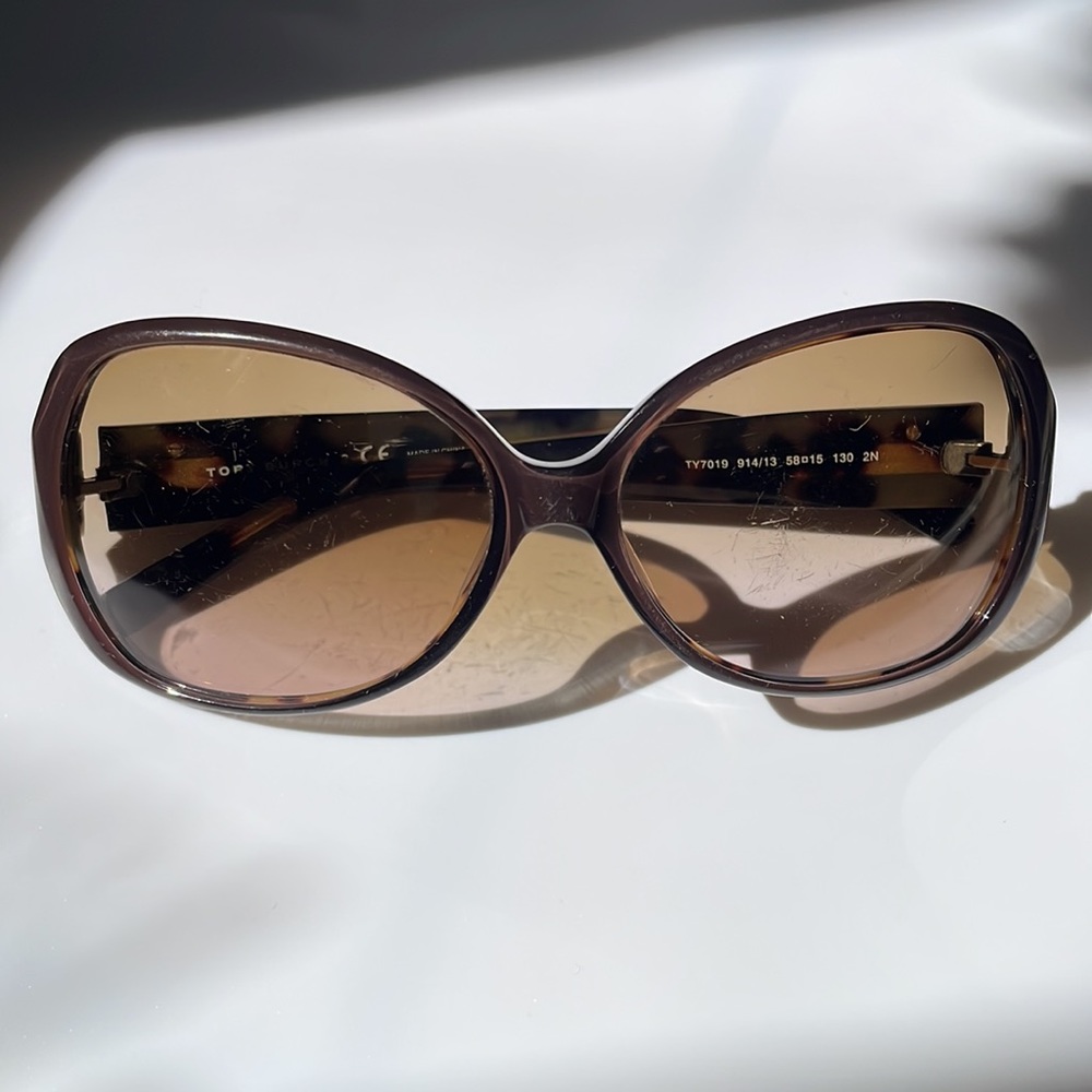 Tory Burch Tortoise Brown TY7019 914/13 58-15 - Picture 4 of 10